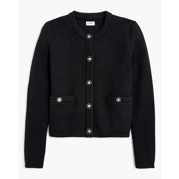 J.Crew FACTORY Cotton Lady Jacket Cardigan Sweater - S - Picture 1 of 5